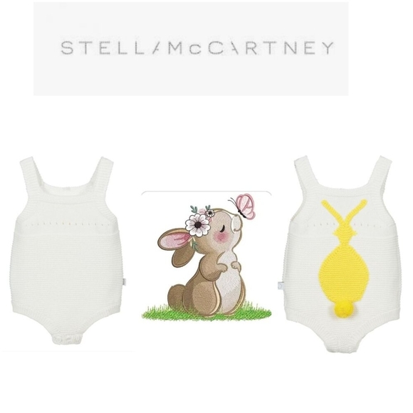 Stella McCartney Bunny Knit Romper Size 12 months /74 cm - Picture 7 of 7
